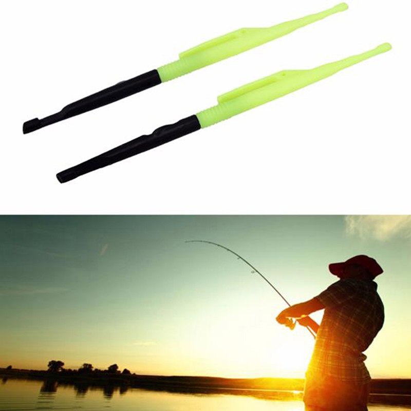 Fishing Hook Remover - New 2Pcs Stainless Steel Loop Tier