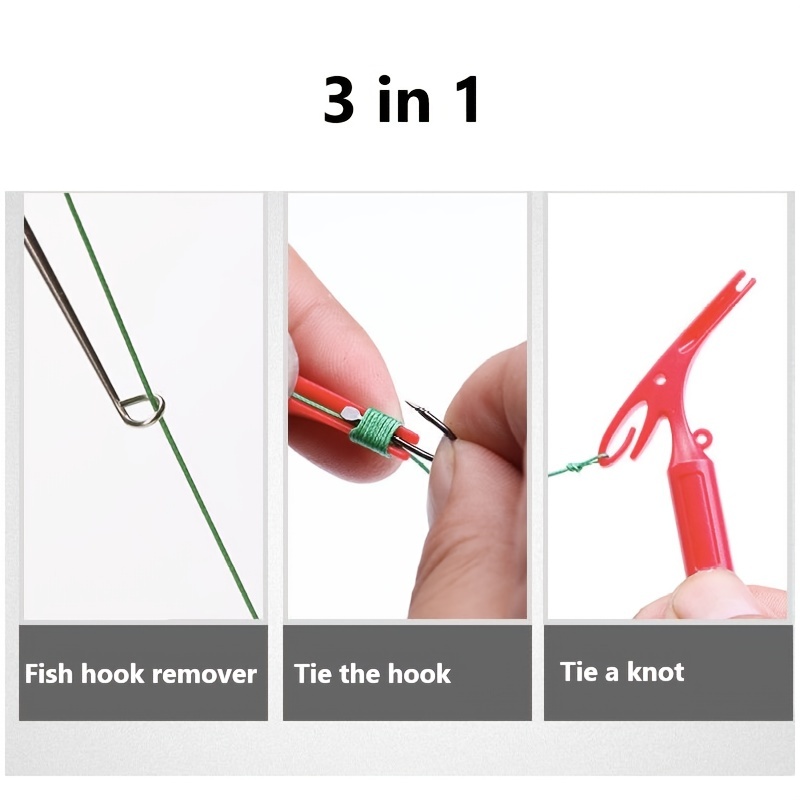 1pc 3 in 1 Extractor Fishing U - Fishing Hook Sharpener reseña y precio