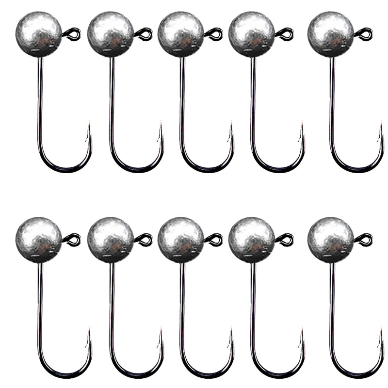10pcs/lot Jig Head Fishing Hoo - Fishing Hook Barbless reseña y precio