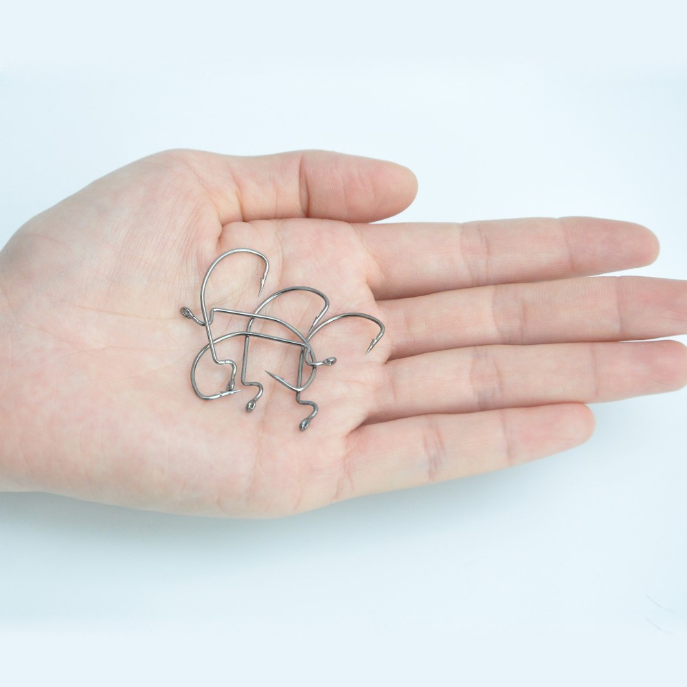20pcs/lot Wide gap Texas fishi - Fishing Hook Offset reseña y precio