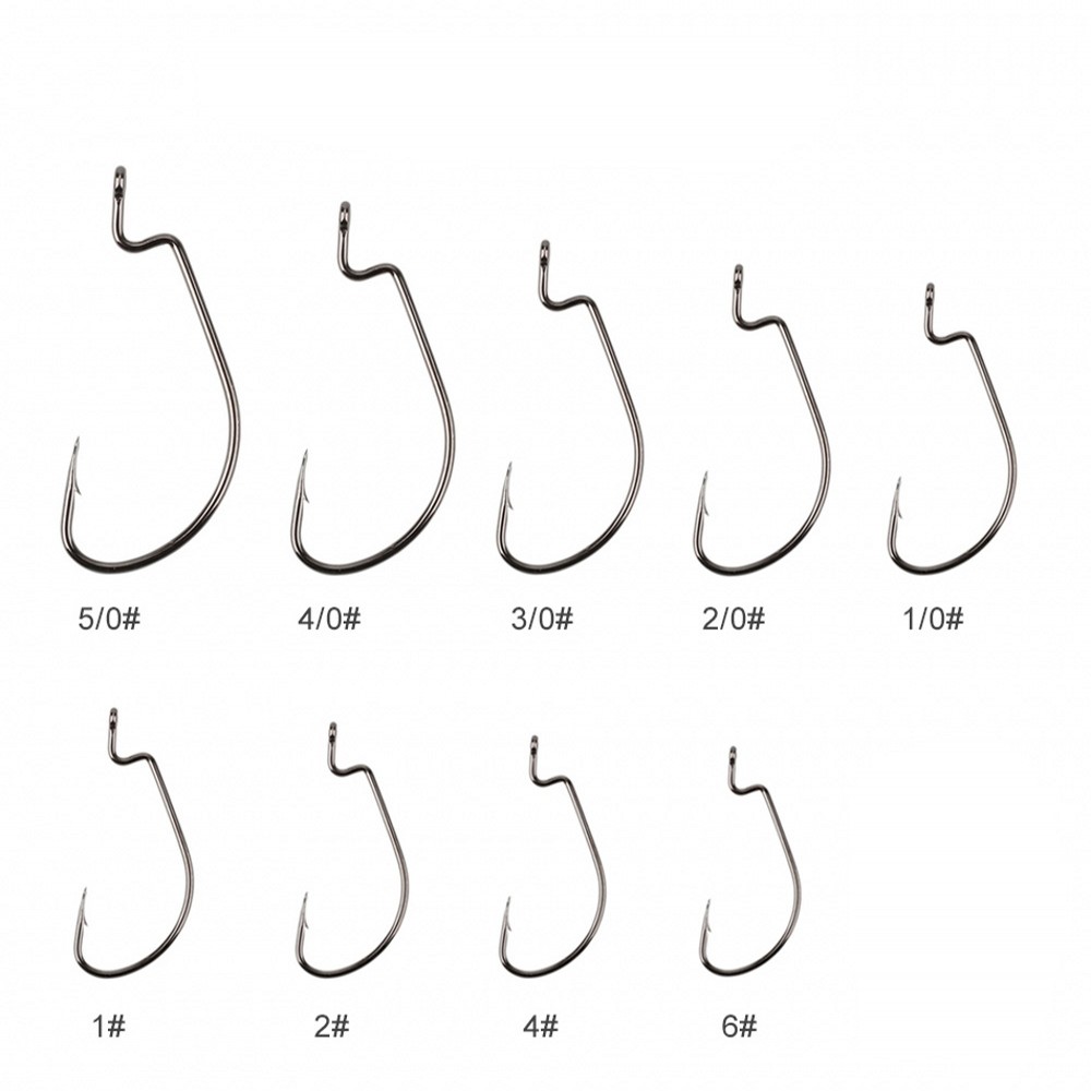 20pcs/lot Wide gap Texas fishi - Fishing Hook Offset reseña y precio