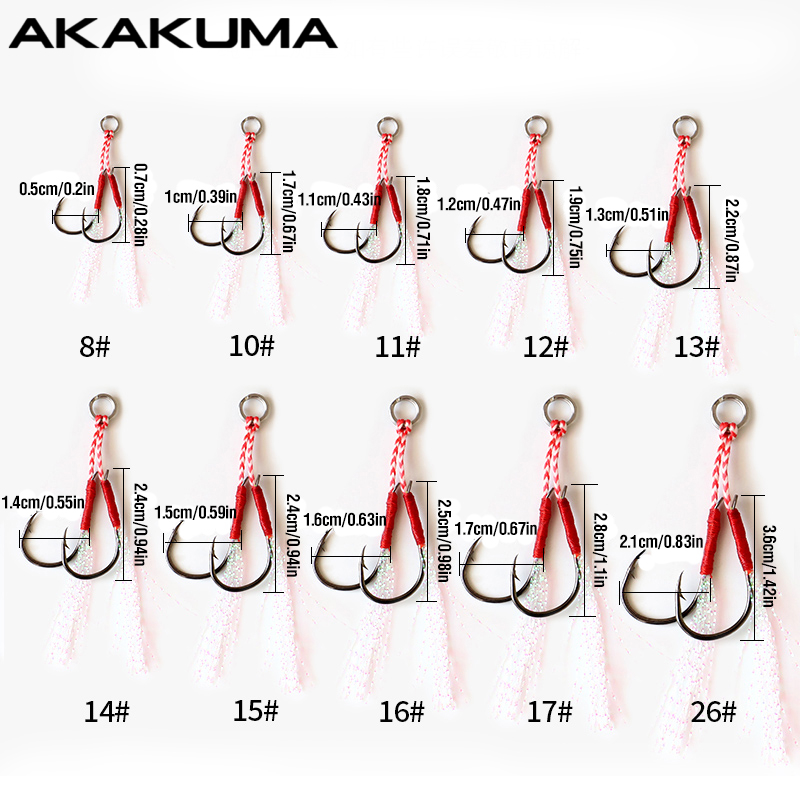 10Pcs Fishing Hooks Single Hoo - Fishing Hook Offset reseña y precio
