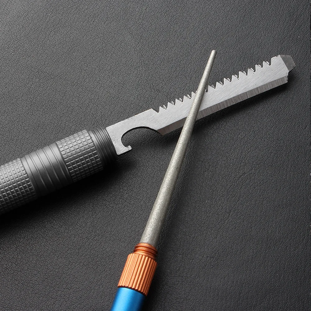 Outdoor Matte Mini EDC Knife S - Fishing Hook Sharpener reseña y precio