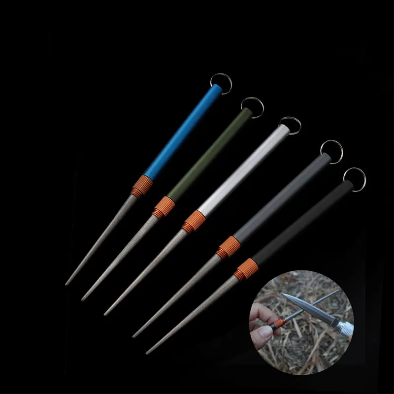 Outdoor Matte Mini EDC Knife S - Fishing Hook Sharpener reseña y precio