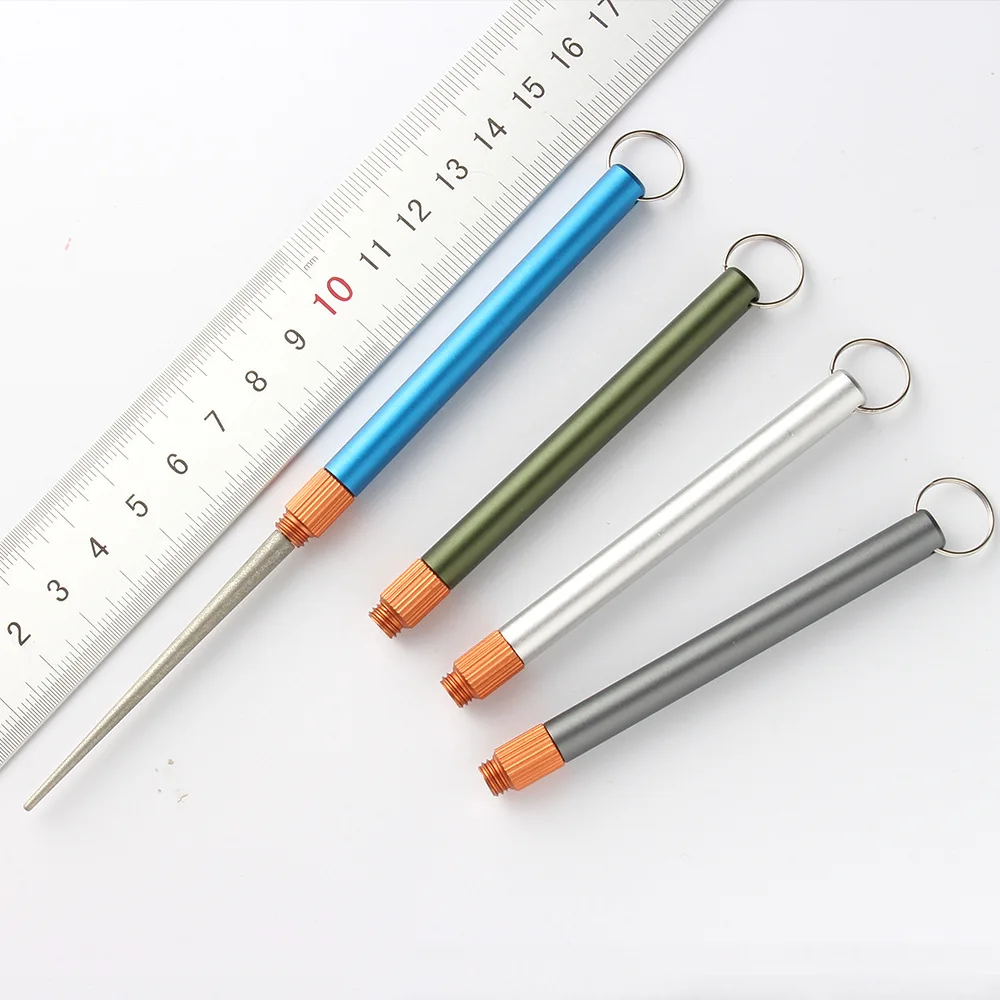 Outdoor Matte Mini EDC Knife S - Fishing Hook Sharpener reseña y precio