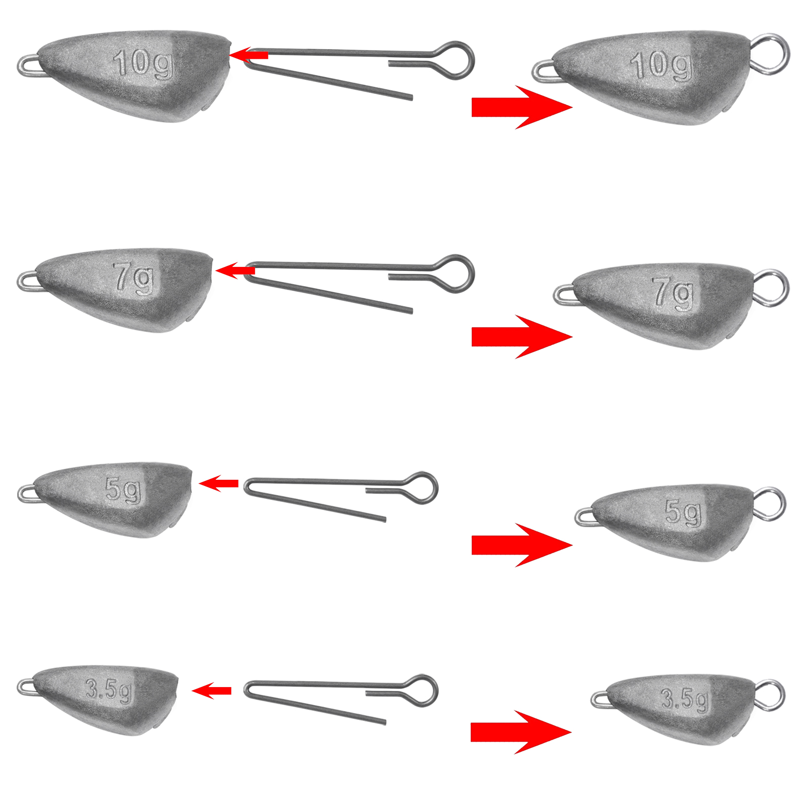SAMOLLA 5pcs Jig Head Fishing  - Fishing Hook Jig reseña y precio