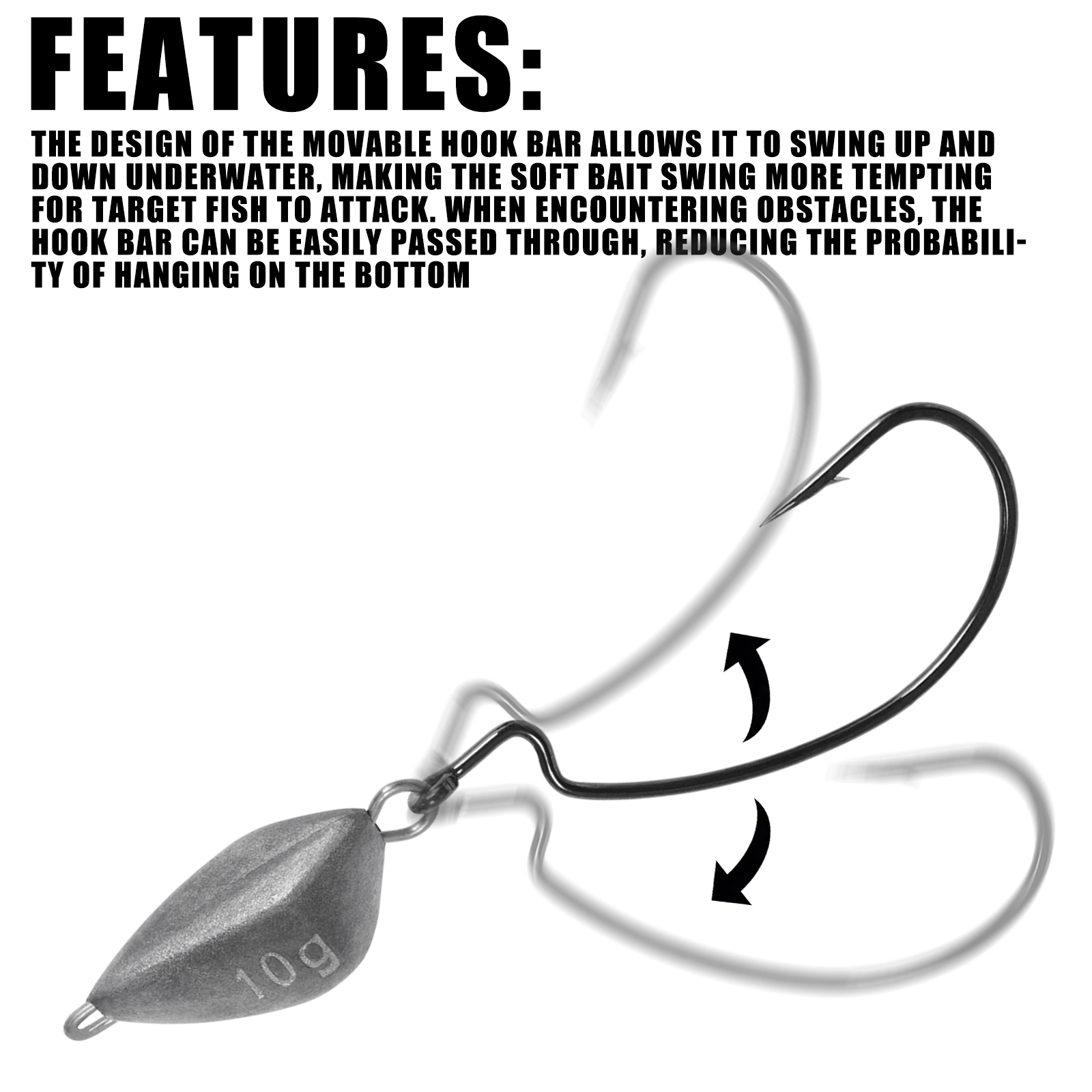 SAMOLLA 5pcs Jig Head Fishing  - Fishing Hook Jig reseña y precio