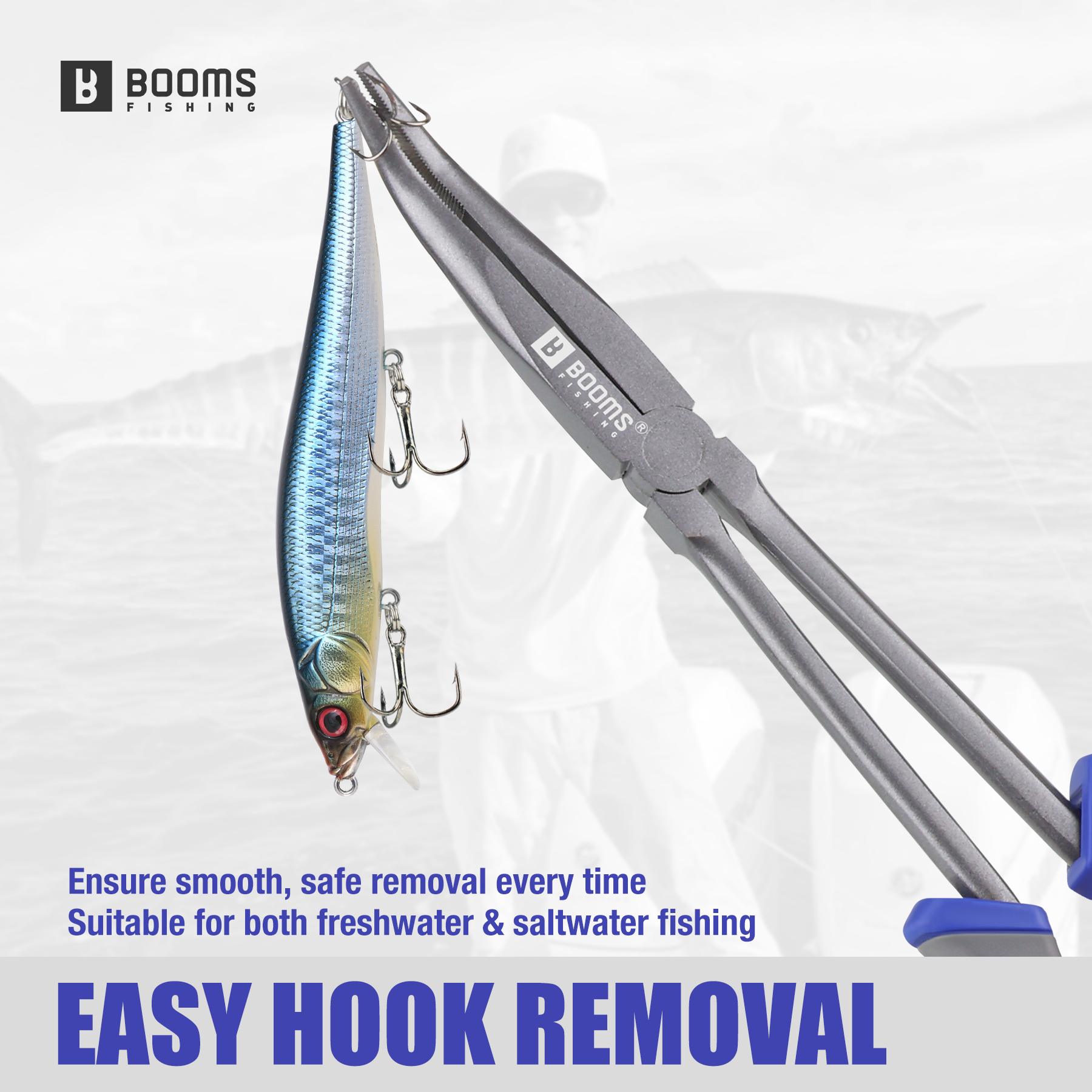 Booms Fishing XW11 Fishing Pli - Fishing Hook Remover reseña y precio