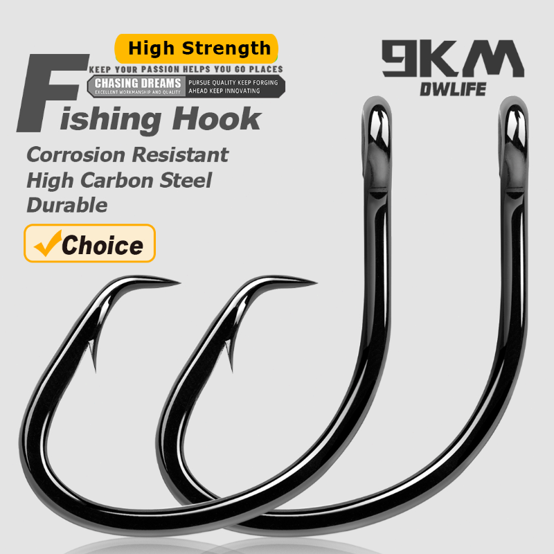 9KM Circle Hooks 25~50Pcs Salt - Fishing Hook Offset reseña y precio