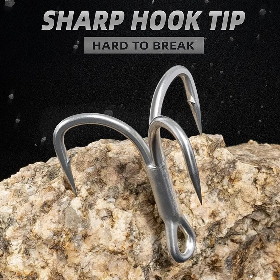 Fishing Treble Hooks High Carb - Fishing Hook Barbless reseña y precio