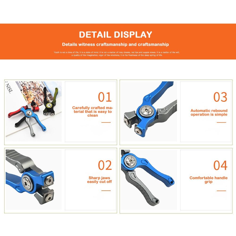 Aluminum Alloy Fishing Pliers  - Fishing Hook Remover reseña y precio