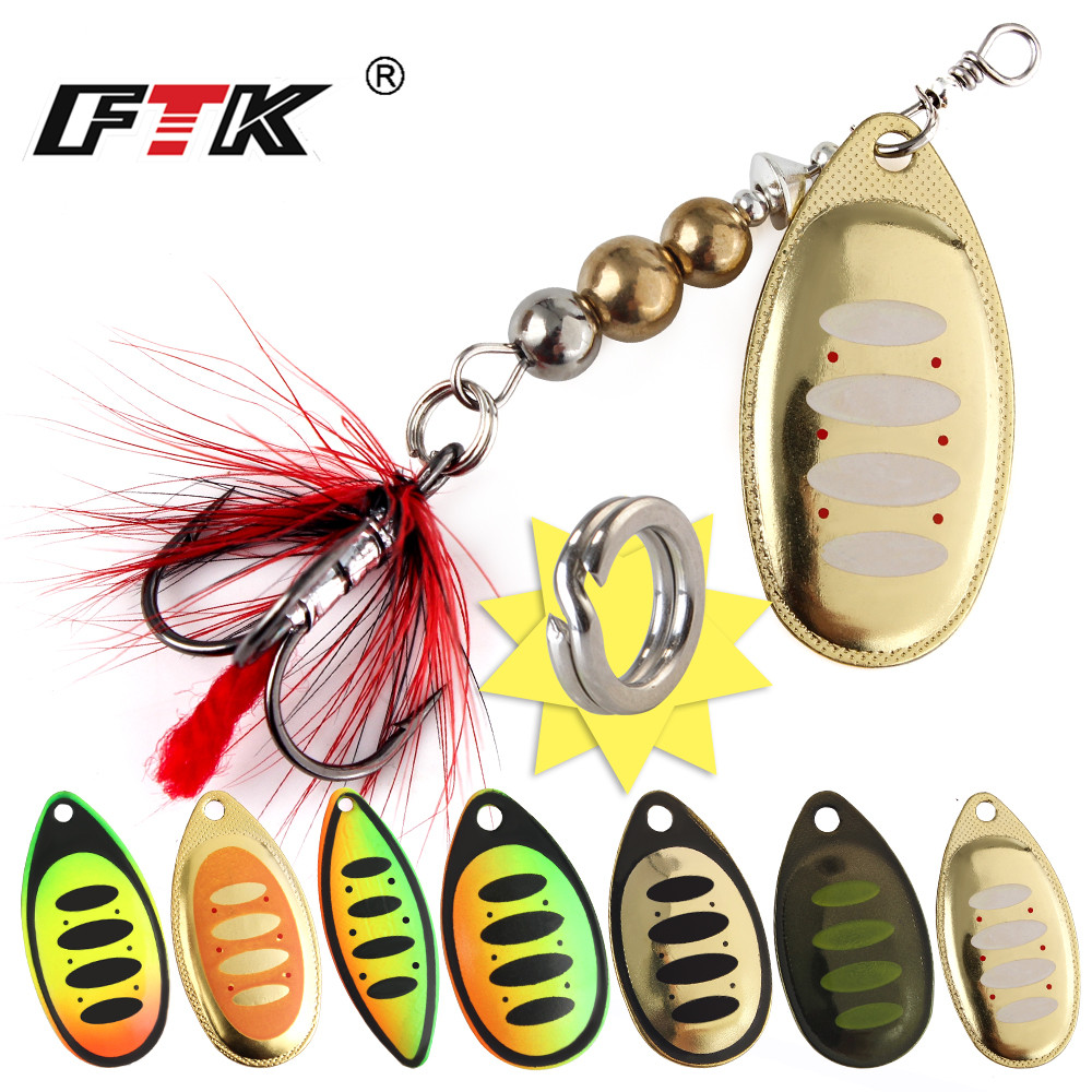 FTK Spinner Bait Fishing Lure  - Fishing Hook Treble reseña y precio