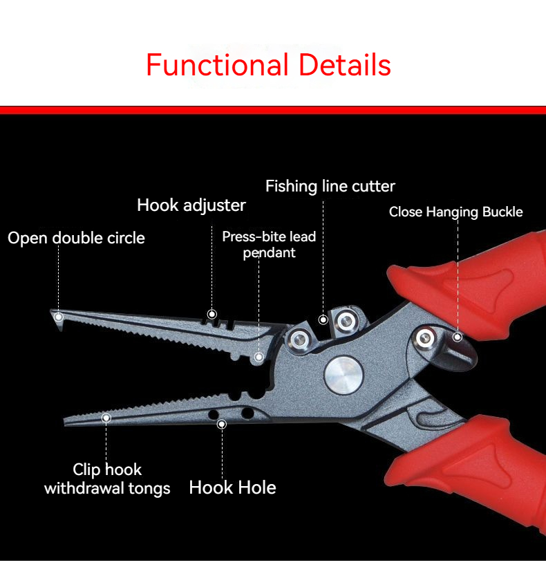High-Precision Luya Pliers Mul - Fishing Hook Remover reseña y precio