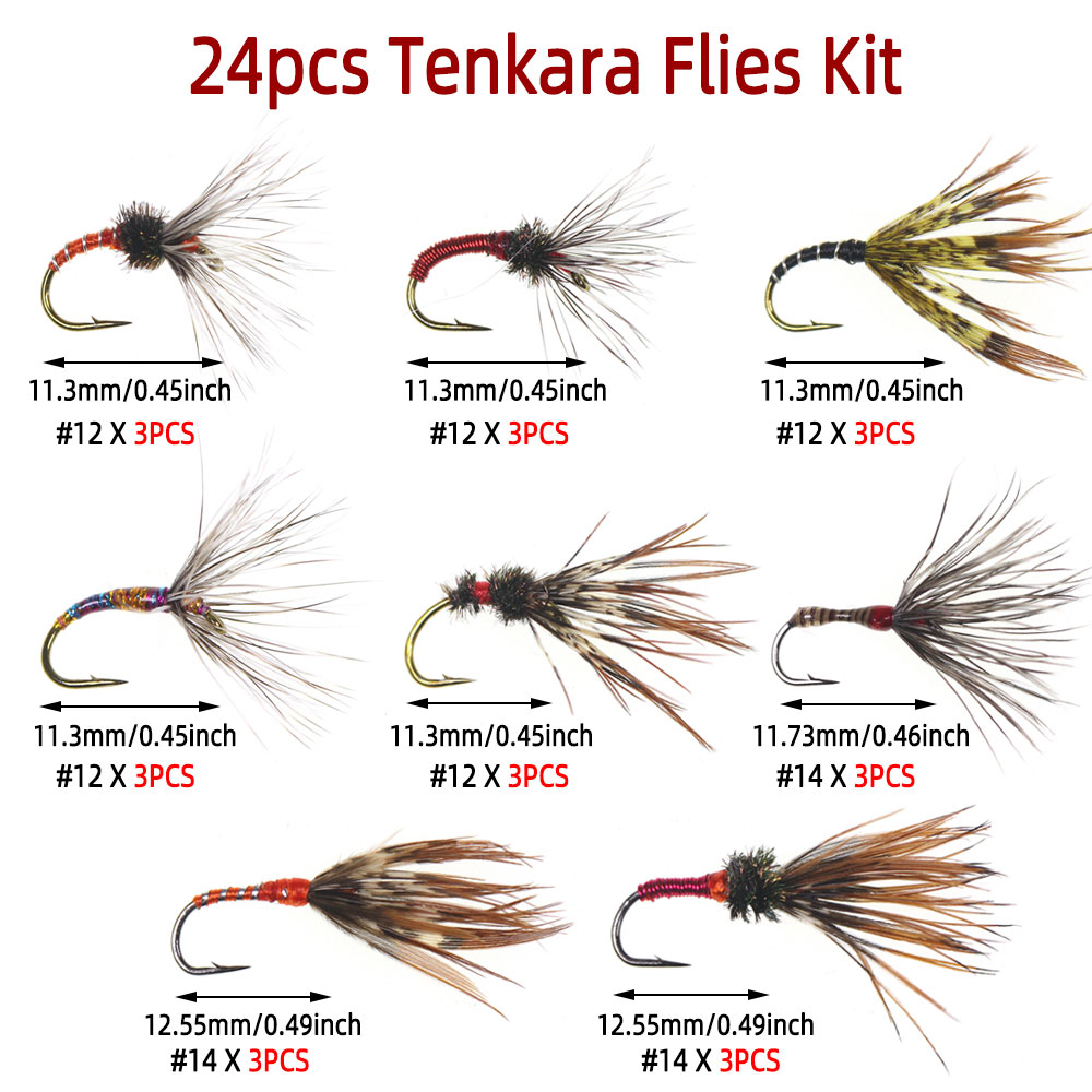 Bimoo 24PCS/Box #12 #14 Mix Te - Fishing Hook Assortment reseña y precio