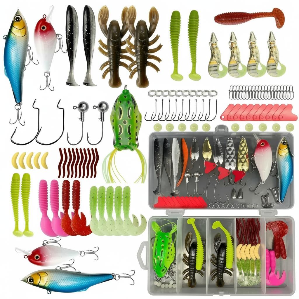 133Pcs Premium Fishing Lures T - Fishing Hook Jig reseña y precio