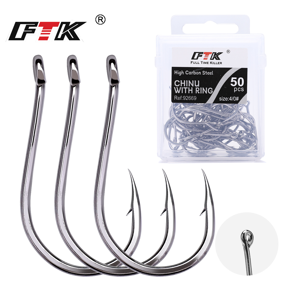 FTK CHINU Fishhook with Ring B - Fishing Hook Barbless reseña y precio
