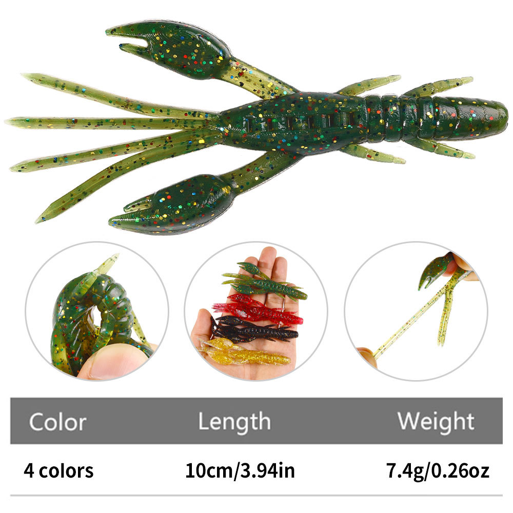 Floating Soft Worm Frog Lure H - Fishing Hook Weedless reseña y precio