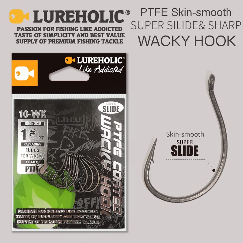 LUREHOLIC PTFE Super Slide Wac - Fishing Hook Barbless reseña y precio
