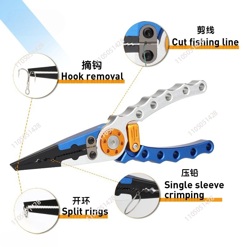 Aluminum Fishing Tackle Pliers - Fishing Hook Remover reseña y precio