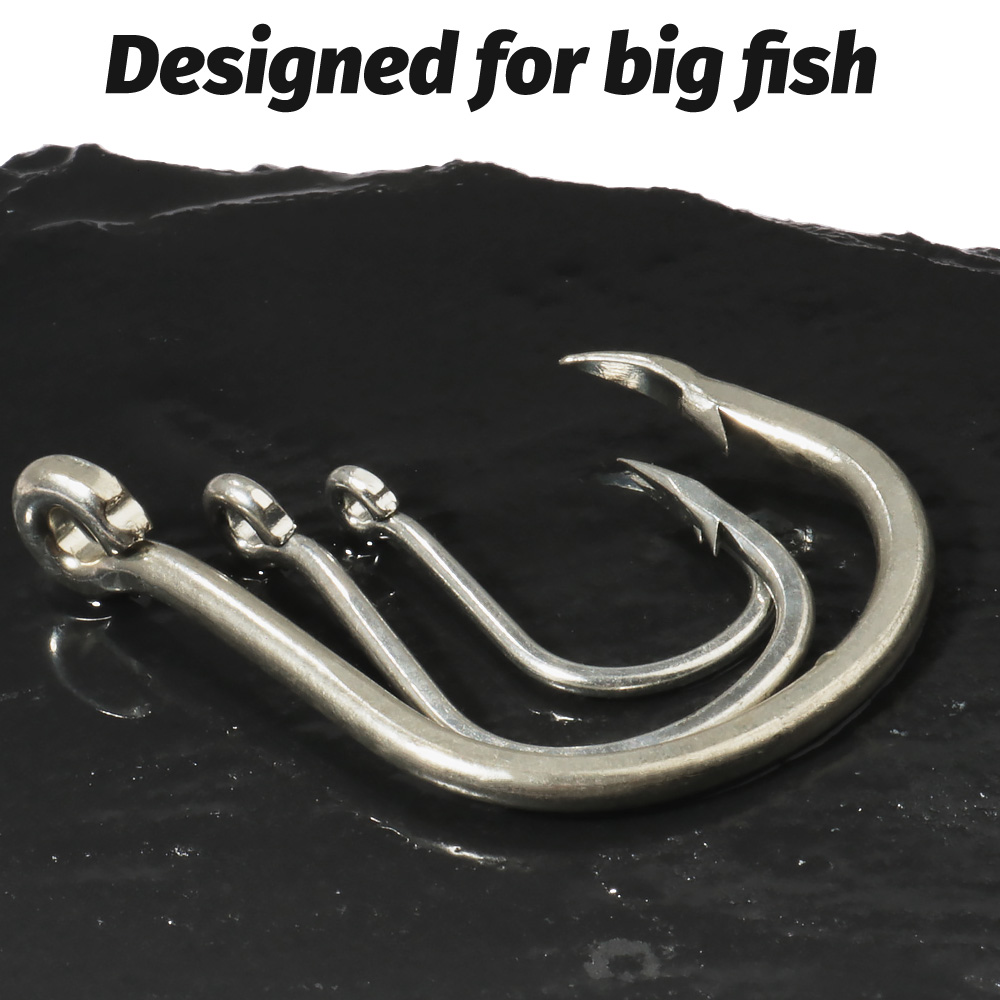 10PCS Big Fish Hook 1/0-7/0 Su - Fishing Hook Circle reseña y precio
