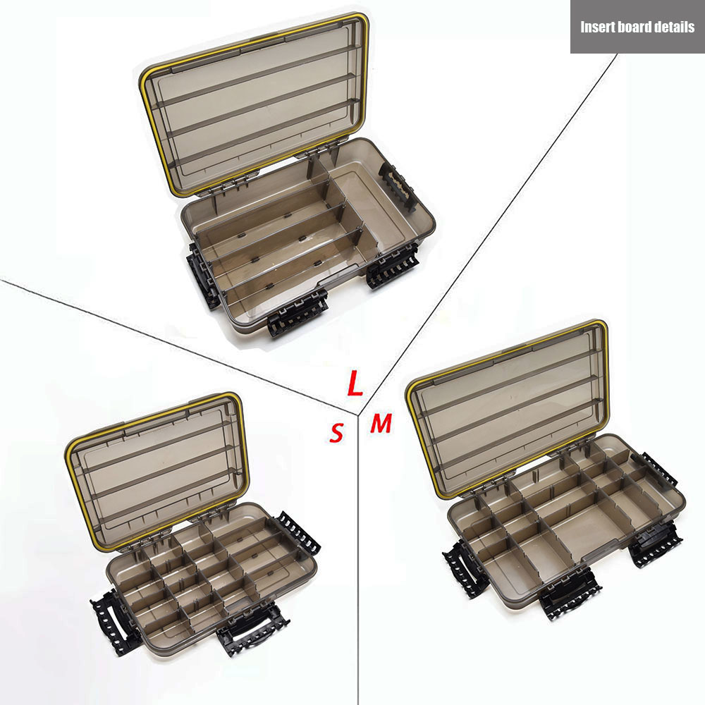 Waterproof Fishing Tackle Box  - Fishing Hook Size reseña y precio