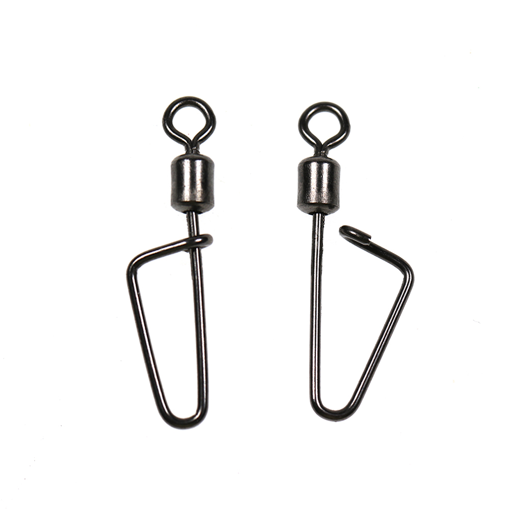 20PCS #12 -1/0 Rolling Swivel  - Fishing Hook Stainless Steel reseña y precio
