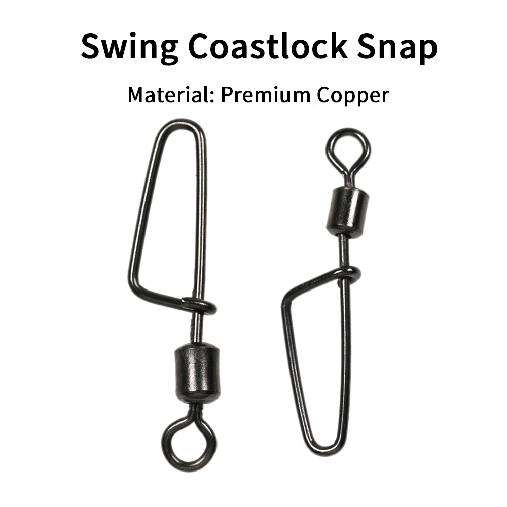 20PCS #12 -1/0 Rolling Swivel  - Fishing Hook Stainless Steel reseña y precio