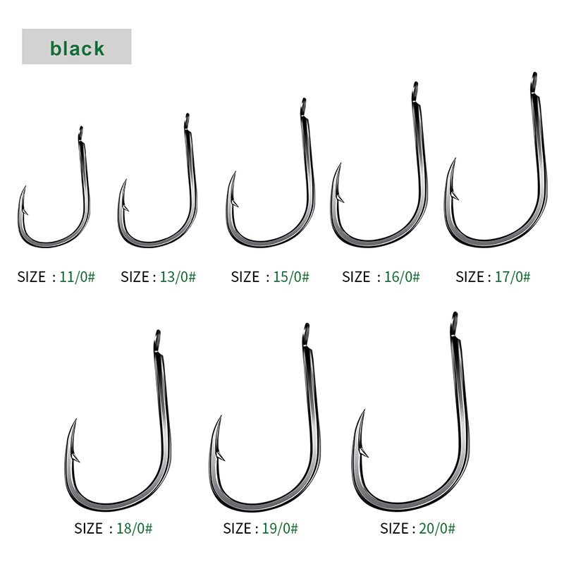 PROBEROS 30Pcs High Carbon Ste - Fishing Hook Offset reseña y precio
