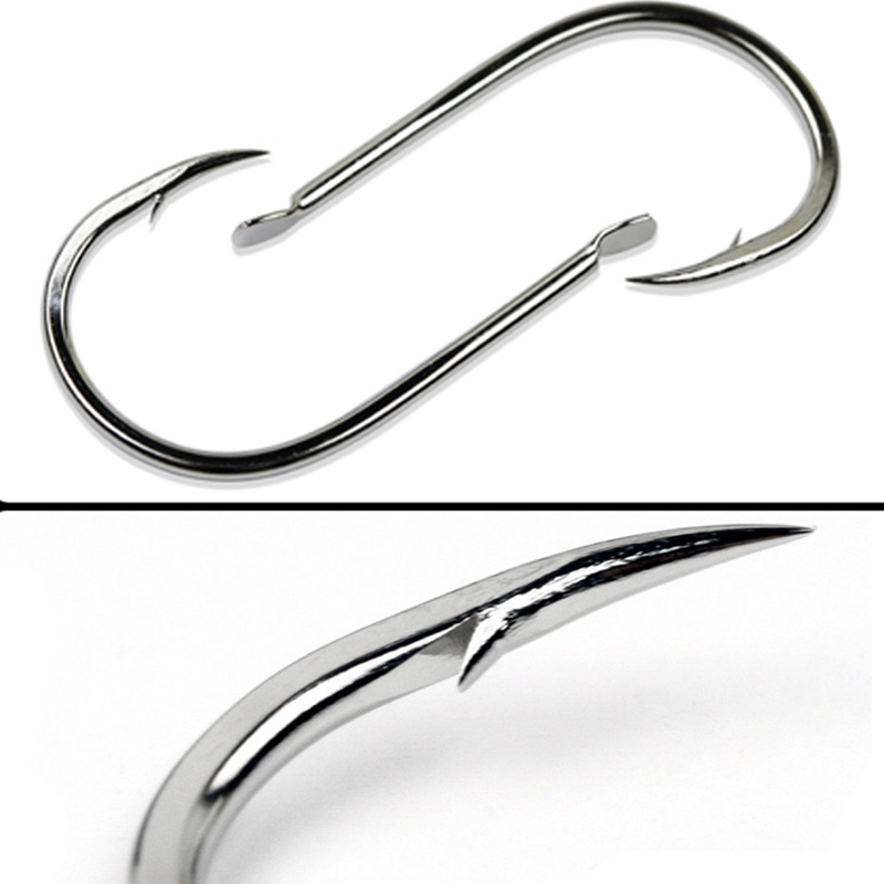 100pcs/Lot 7 Size Barbed Fishi - Fishing Hook Circle reseña y precio