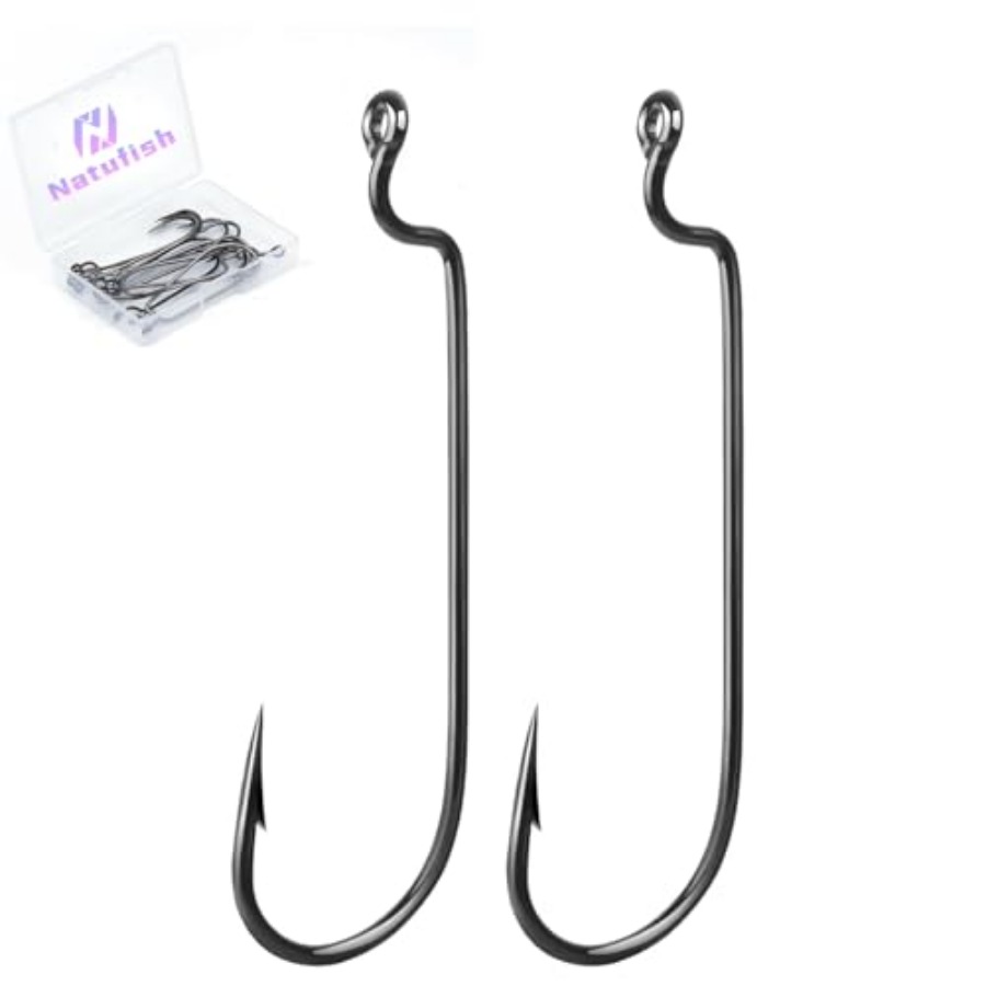 EWG Hooks for Bass Fishing, 50 - Fishing Hook Weedless reseña y precio