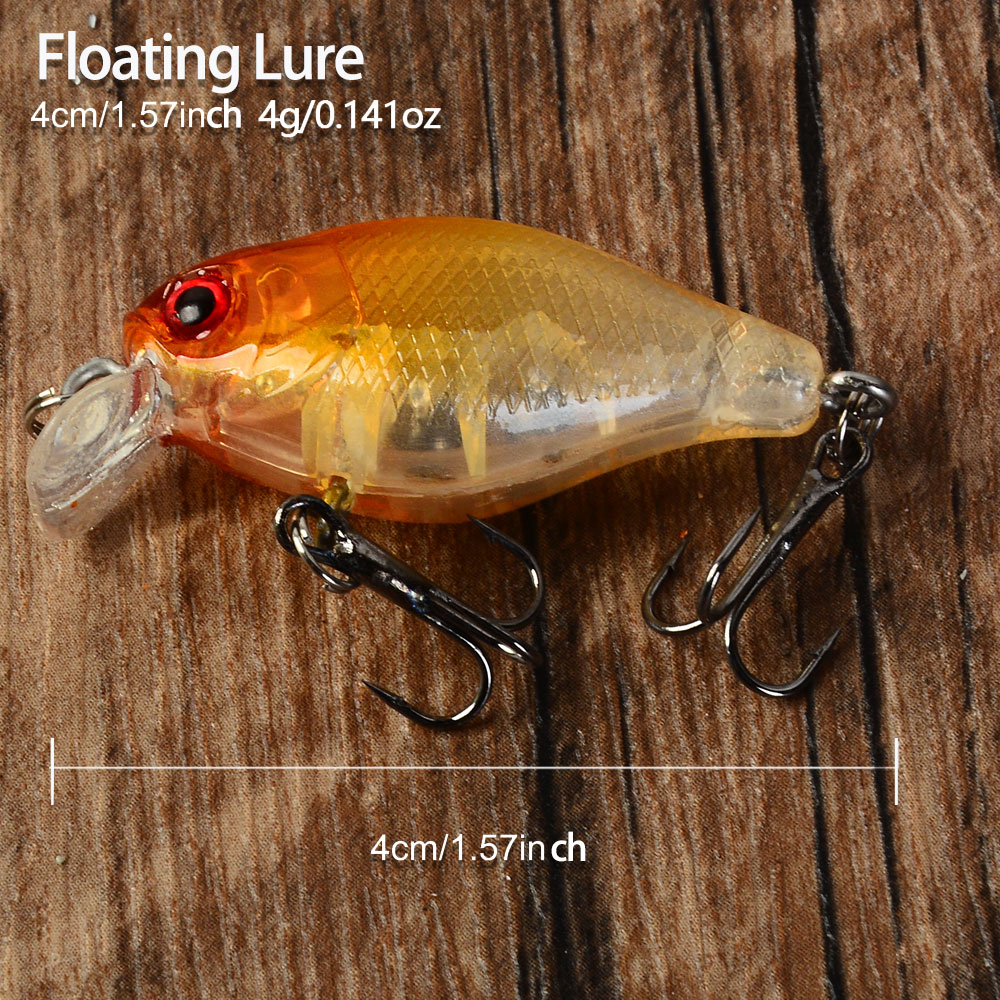 5pcs Floating Crankbaits Bait  - Fishing Hook Treble reseña y precio
