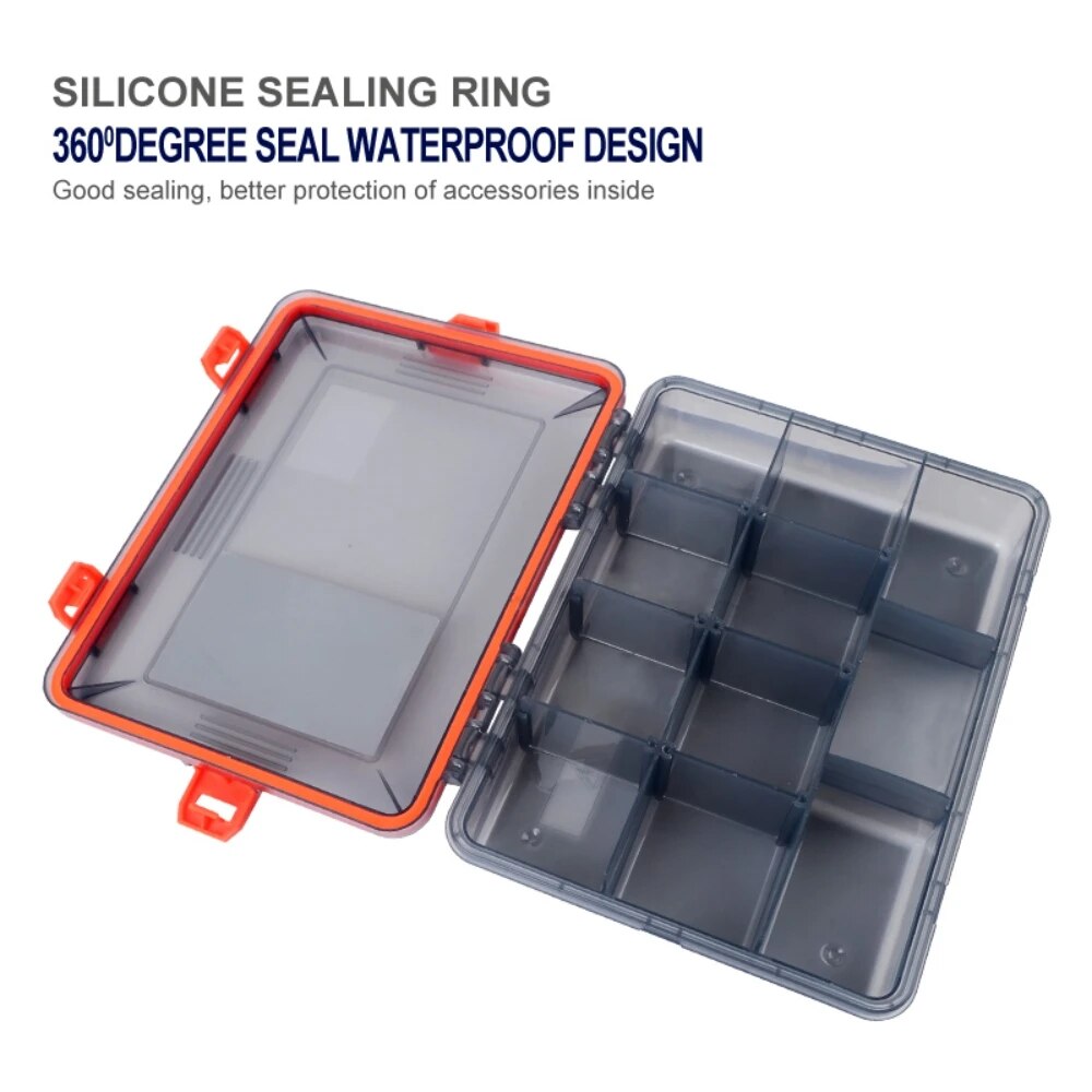 Fishing Tackle Box Large Capac - Fishing Hook Size reseña y precio