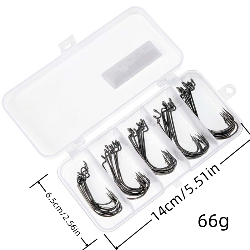 50Pcs/Box High Carbon Steel Fi - Fishing Hook Jig reseña y precio