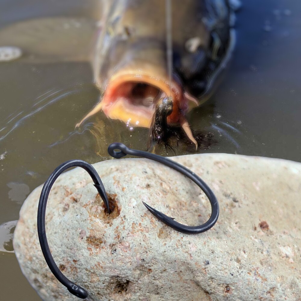 Hirisi Carp Fishing Hooks 50pc - Fishing Hook Offset reseña y precio