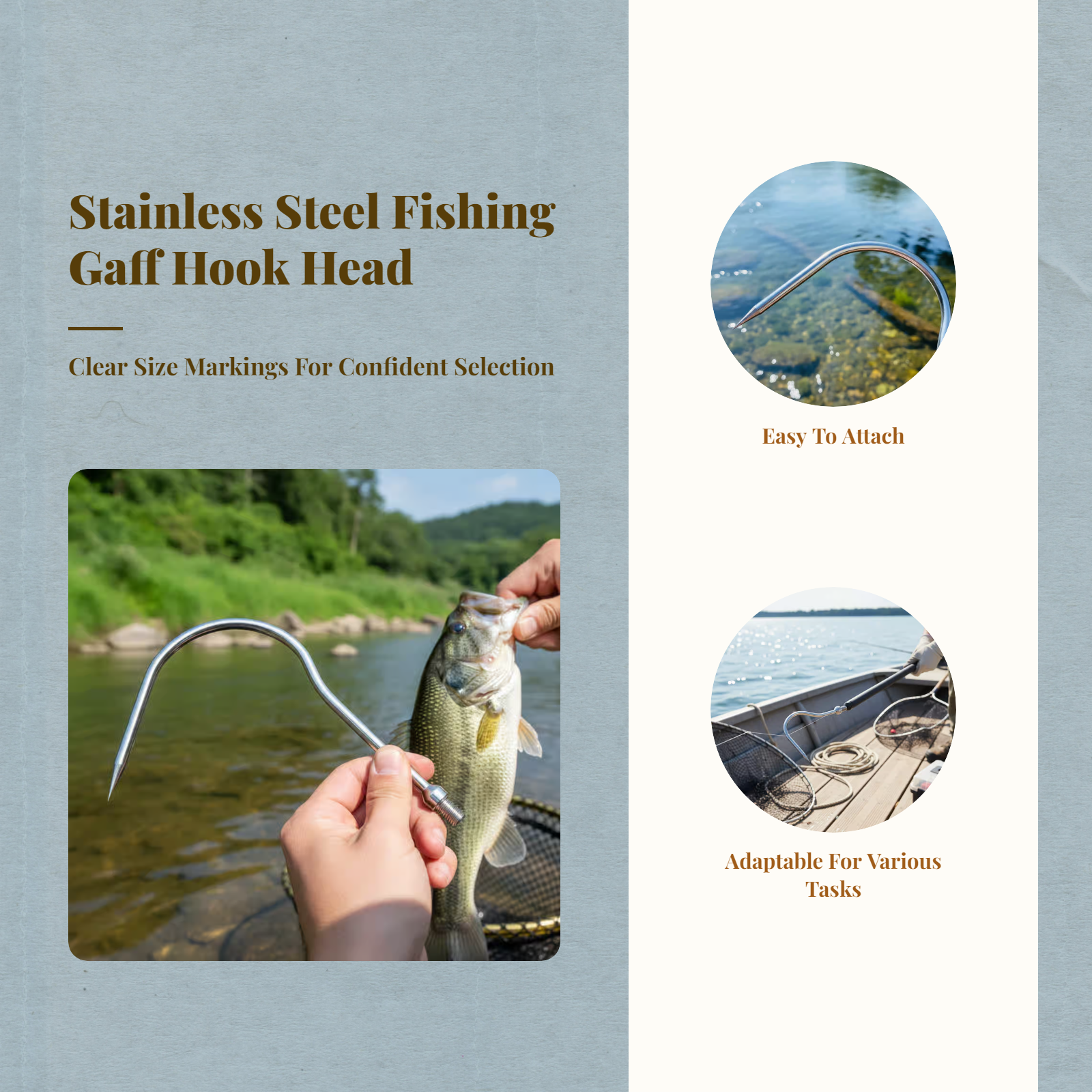 Fishing Sickle Head Stainless  - Fishing Hook reseña y precio