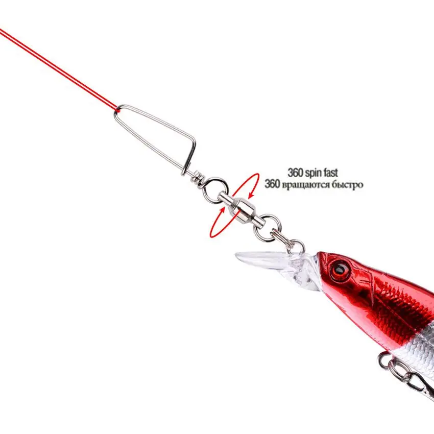50pcs Fishing Ball Bearing Swi - Fishing Hook Box reseña y precio