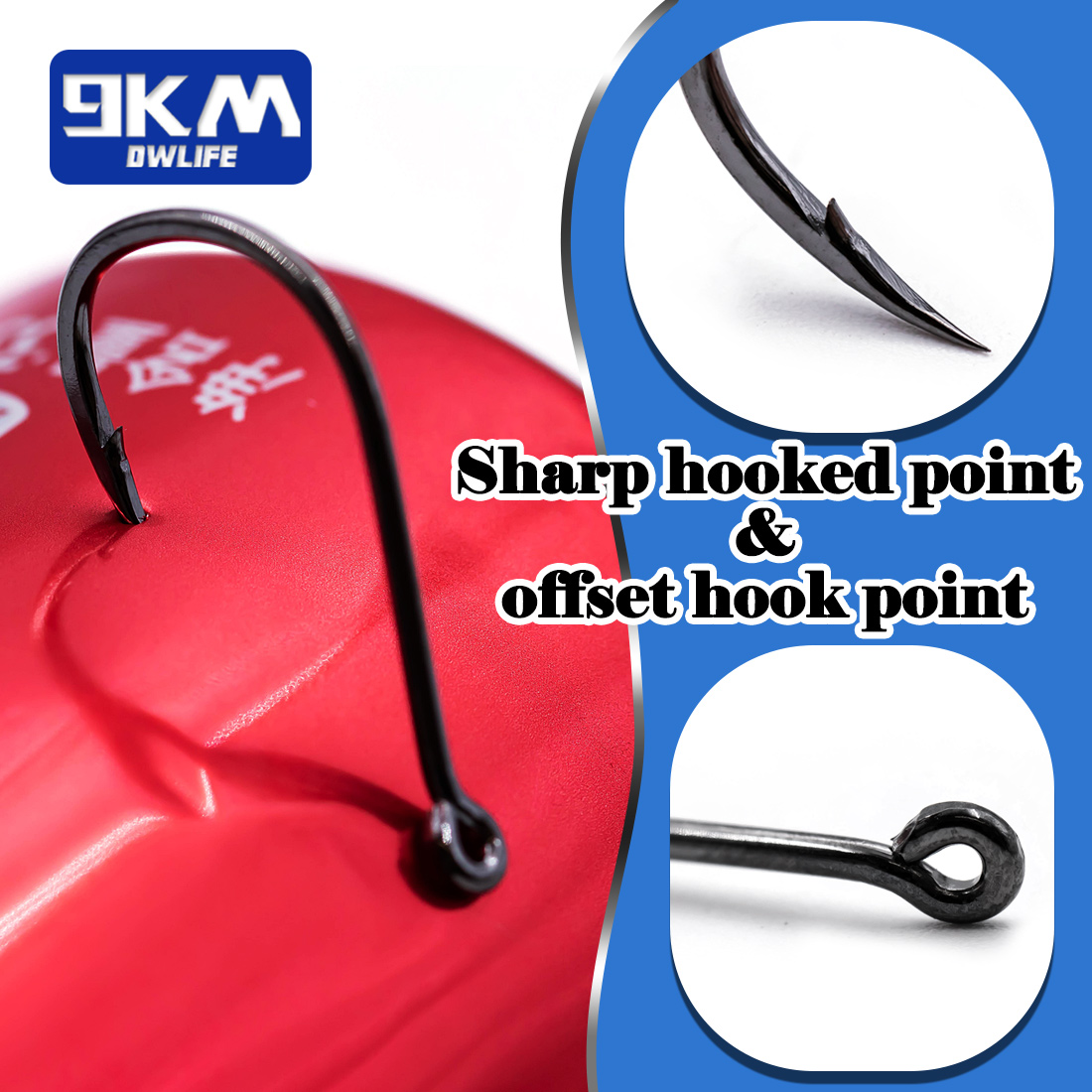 9KM Iseama Fishing Hooks 50~20 - Fishing Hook Offset reseña y precio
