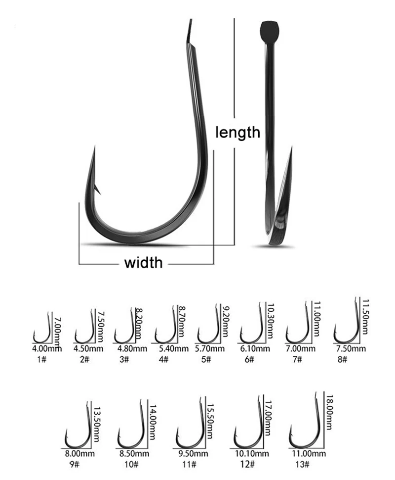 50PCS Small Fishing Hooks High - Fishing Hook Assortment reseña y precio