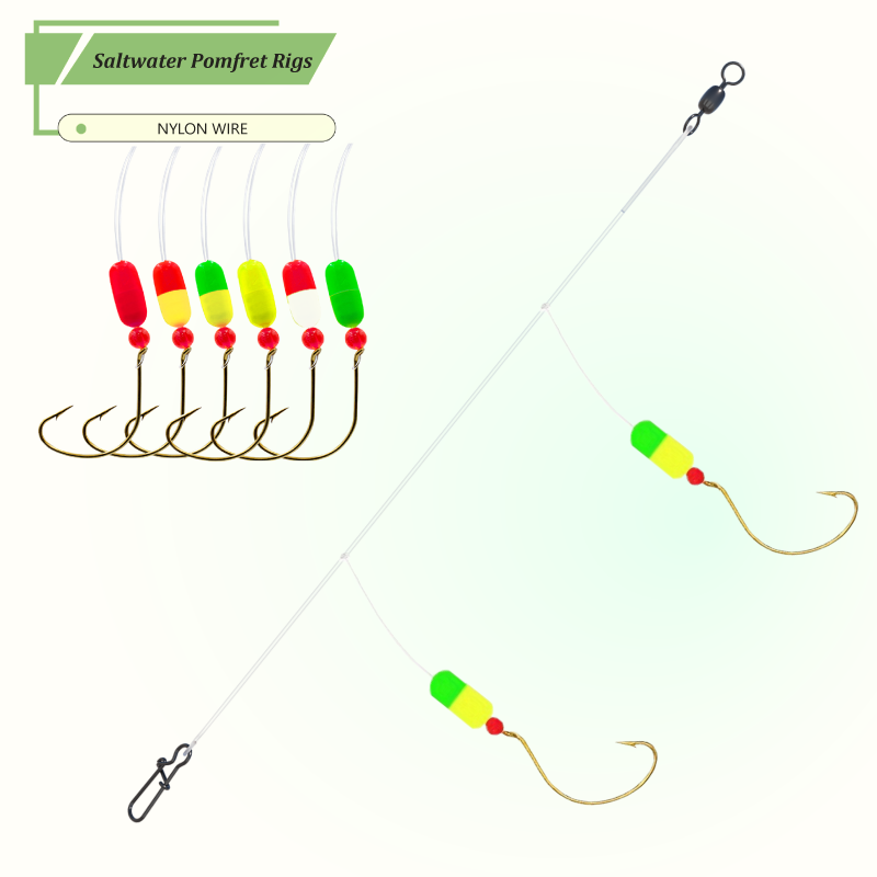 3pcs/6pcs Pompano Surf Fishing - Fishing Hook Circle reseña y precio