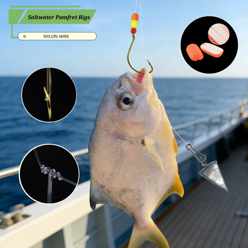 3pcs/6pcs Pompano Surf Fishing - Fishing Hook Circle reseña y precio