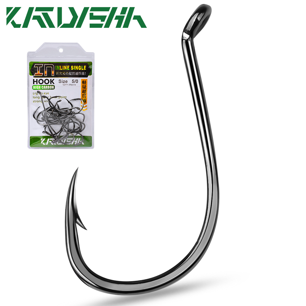 KATYUSHA  100PCS J Hooks 1/0-2 - Fishing Hook Barbless reseña y precio