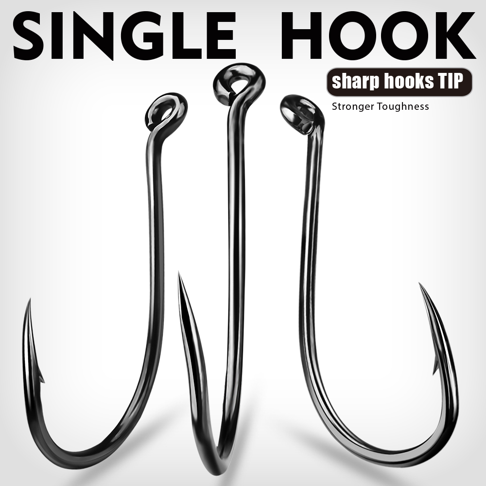 KATYUSHA  100PCS J Hooks 1/0-2 - Fishing Hook Barbless reseña y precio
